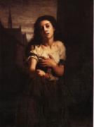 Hugues Merle A Beggar Woman France oil painting artist